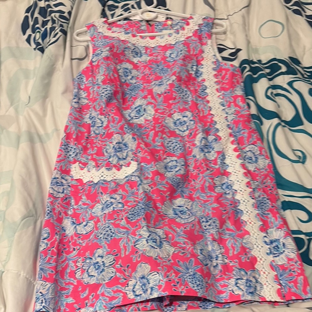 NWT Floral Pink and Blue Romper